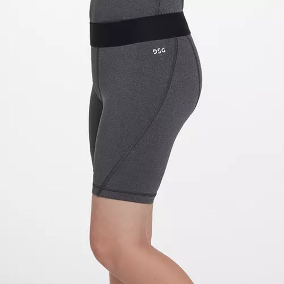 DSG Boys' Compression Shorts Dark Heather Grey SIZE SMALL - Picture 2 of 3